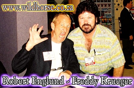 Freddy From Nightmare On Elm Street..Robert Englund and Frans in Las Vegas