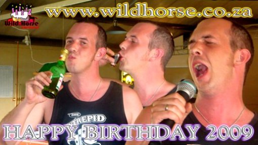 A Happy birthday three for the price of one....